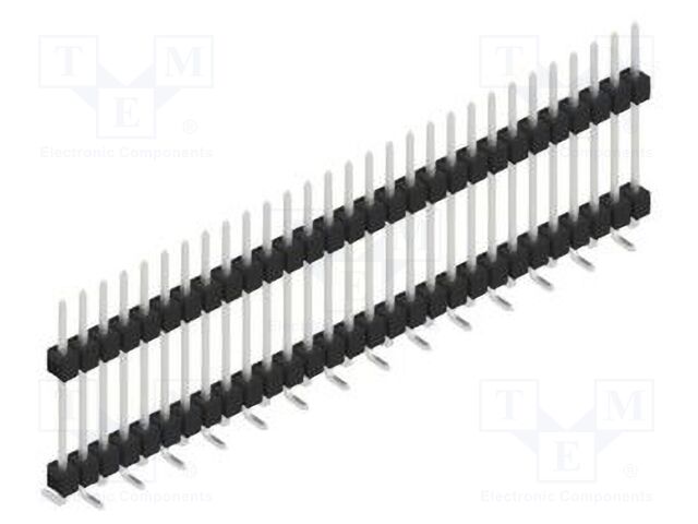 Connector: pin strips; pin header; male; PIN: 29; 2.54mm; SMT; 1x29