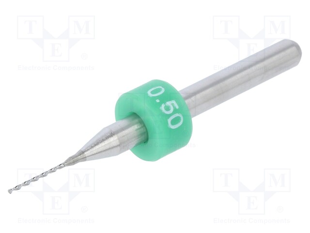 Drill bit; PCB; Ø: 0.5mm; carbon steel; 1/8" (3,175mm)