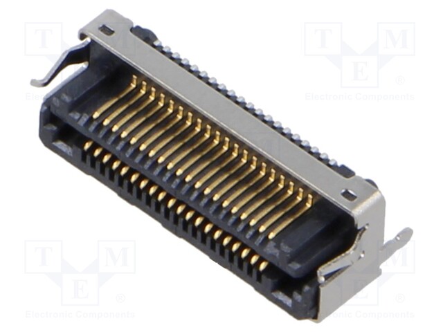 Connector: PCB to PCB; hermaphrodite; PIN: 40; 0.5mm; LSHM; SMT