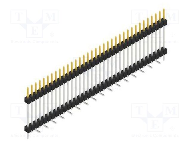 Connector: pin strips; pin header; male; PIN: 35; 2.54mm; SMT; 1x35