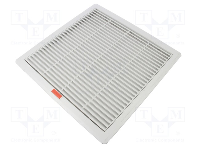 Guard; IP54; Mounting: snap fastener; 700g; RAL 7035; 325x325x31mm