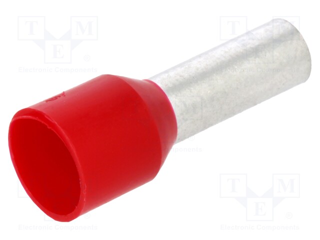 Bootlace ferrule; insulated; copper; Insulation: polypropylene
