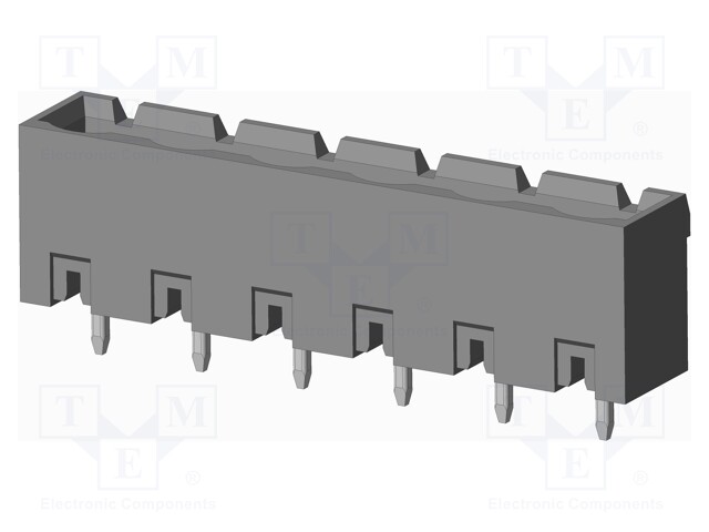 Connector: pluggable terminal block; socket; male; on PCBs