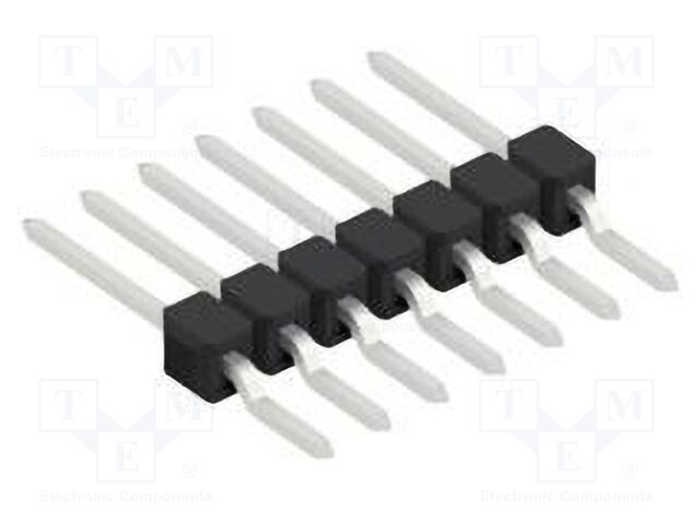 Connector: pin strips; pin header; male; PIN: 7; 2.54mm; SMT; 1x7