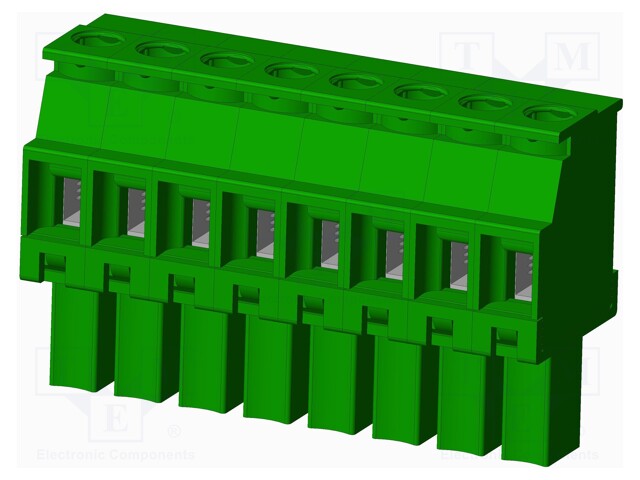 Connector: pluggable terminal block; plug; female; angled 90°