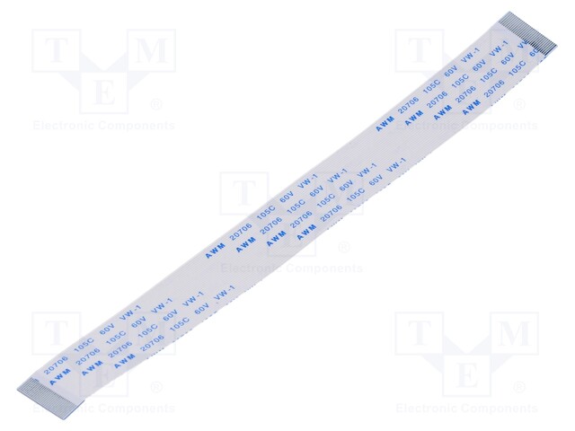 FFC cable; Cores: 30; Cable ph: 0.5mm; contacts on the same side