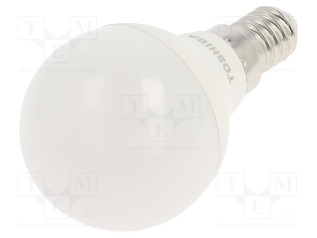 LED lamp; cool white; E14; 230VAC; 470lm; 4.7W; 180°; 6500K