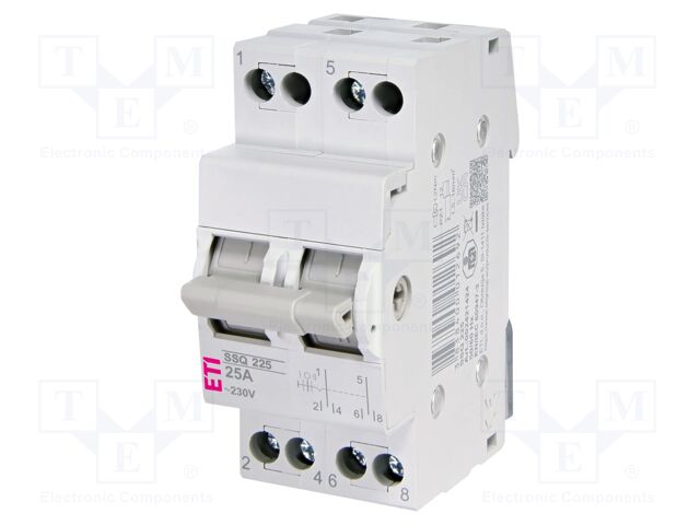 Mains-generator switch; Poles: 3; 230/400VAC; 40A; IP20
