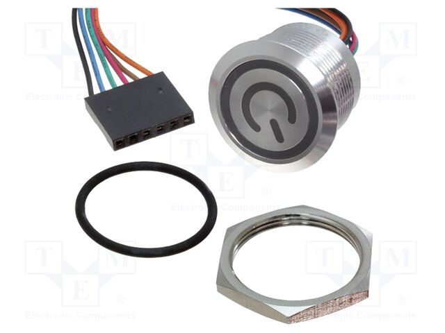 Switch: capacitive; Pos: 2; SPST-NO; 1A/24VDC; OFF-ON; CS; 1000mΩ