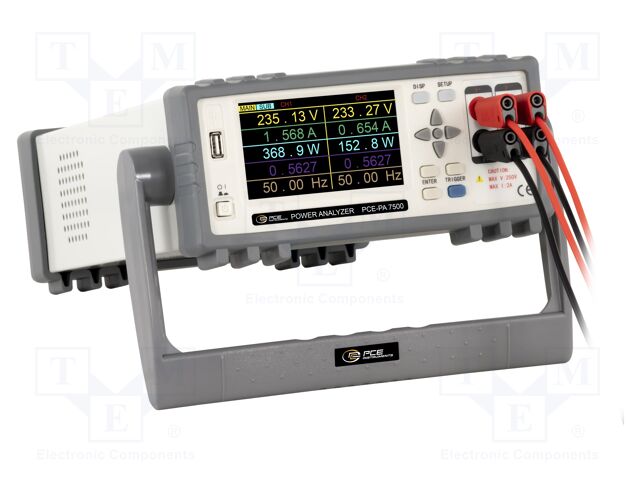 Meter: power quality analyser; LCD TFT 4,3"; VAC: 2÷250V