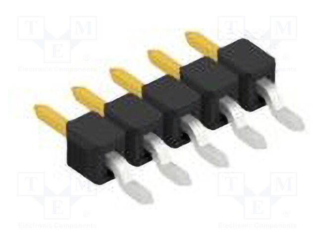 Connector: pin strips; pin header; male; PIN: 5; 2.54mm; SMT; 1x5