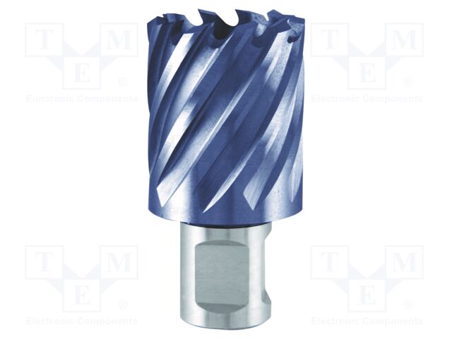 Drill bit; core; Ø: 13mm; L: 63mm; high speed steel; weldon; 3/4"