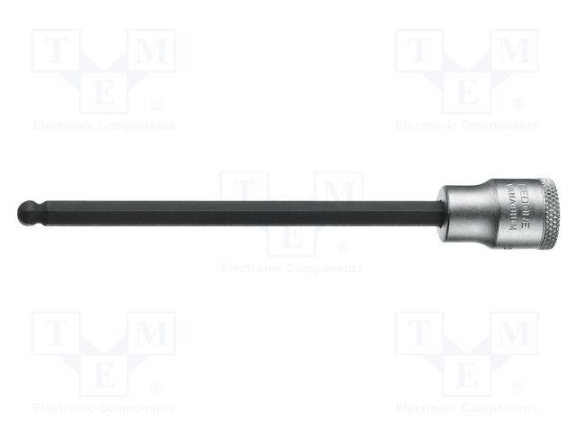 Socket; hex key,socket spanner; 10mm; 3/8"; Chrom-vanadium steel