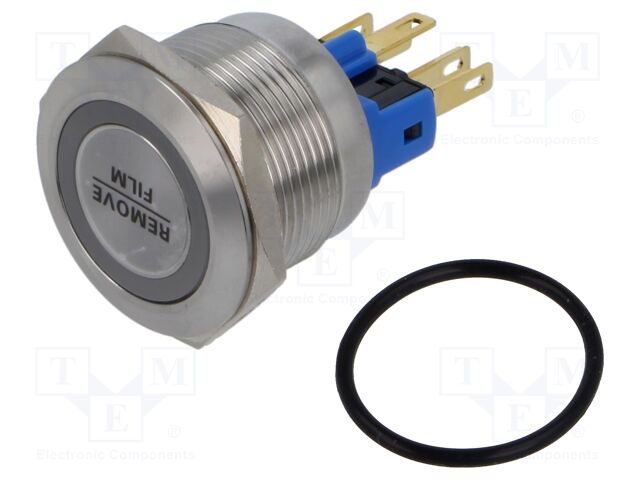 Switch: vandal resistant; Pos: 2; SPST NC + NO; 2A/48VDC; IP65