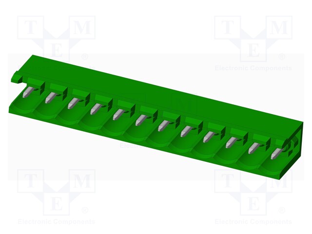 Connector: pluggable terminal block; socket; male; angled 90°