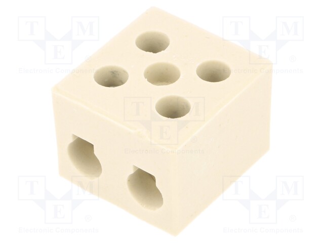 Terminal block; screw terminal; ways: 2; 16mm2; terminals: 4; 450V