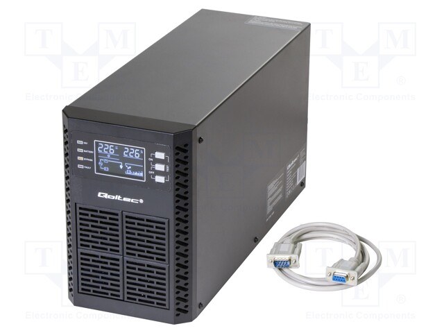 Power supply: UPS; 2000W; 2000VA; Uin: 110÷300V; 395x145x225mm