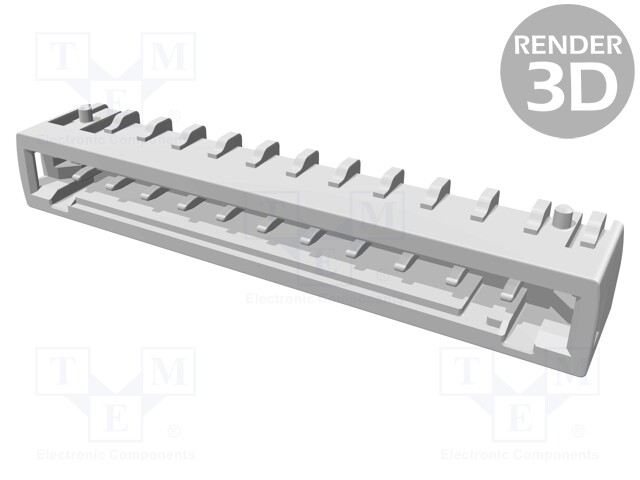 Connector: wire-board; female; PIN: 11; 2.54mm; SMT; socket; 6A