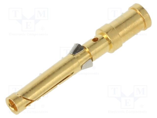 Heavy Duty Connector Contact, CD Series, Socket, 16 AWG, Crimp, 10 A