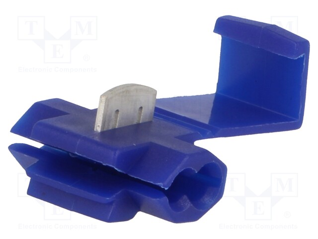 Quick splice; IDC; 1.25÷2.5mm2; 18AWG÷14AWG; for cable; blue; 90°C