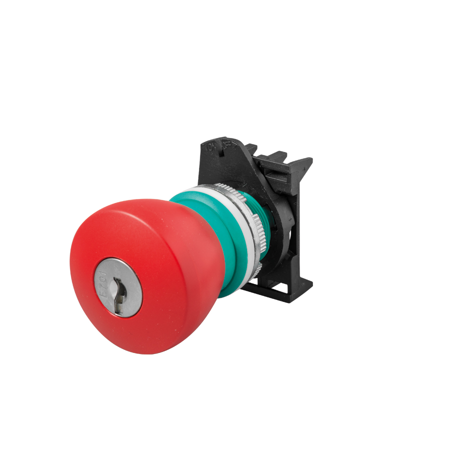 PUSH BUTTON MUSHROOM KEY RELEASE Ø40MM