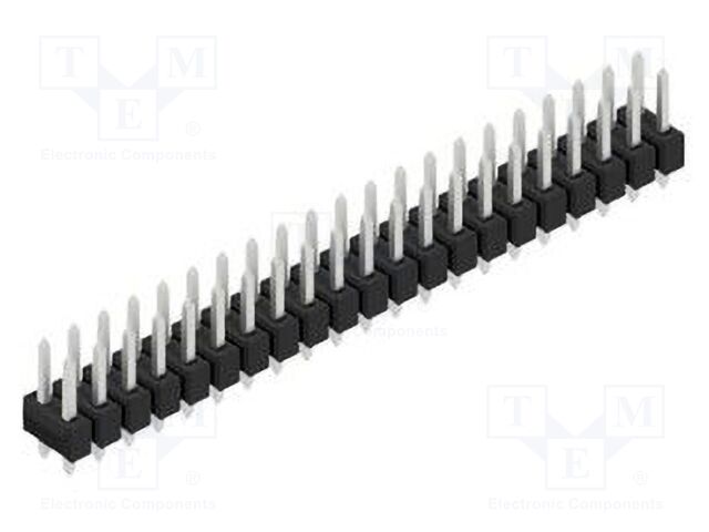 Connector: pin strips; pin header; male; PIN: 42; 2.54mm; THT; 2x21
