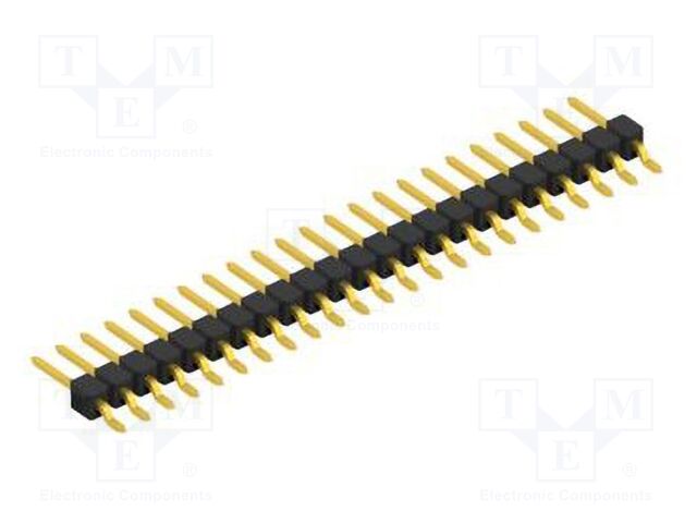 Connector: pin strips; pin header; male; PIN: 23; 2.54mm; SMT; 1x23