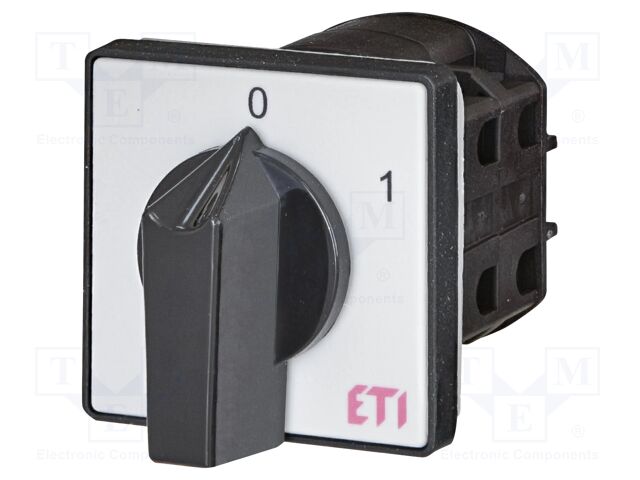 Switch: cam switch; Stabl.pos: 2; 25A; 0-1; for building in; Pos: 2
