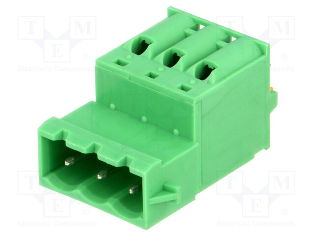 Pluggable terminal block; Contacts ph: 5.08mm; ways: 3; straight