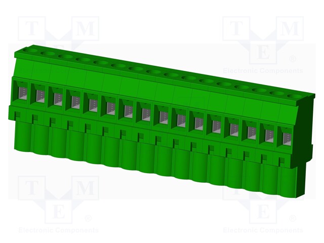 Connector: pluggable terminal block; plug; female; angled 90°