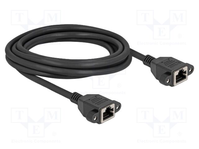 Extender Ethernet; S/FTP; Cat: 6a; RJ45 socket,both sides; 3m