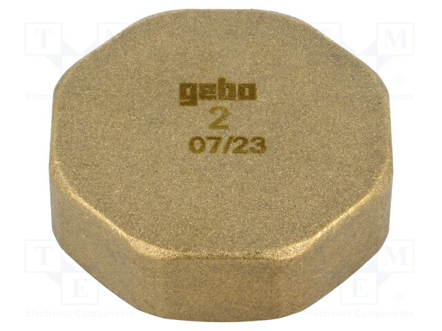 Hexagonal; max.6bar@<90°C,max.16bar@10°C÷30°C; brass CW617N