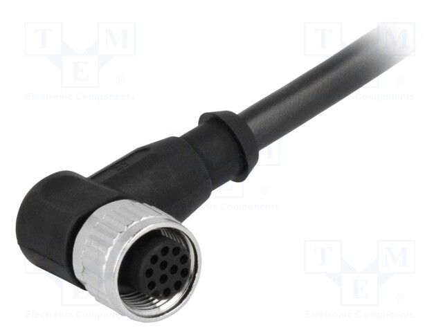 Plug; M12; PIN: 12; female; A code-DeviceNet / CANopen; 2m; cables