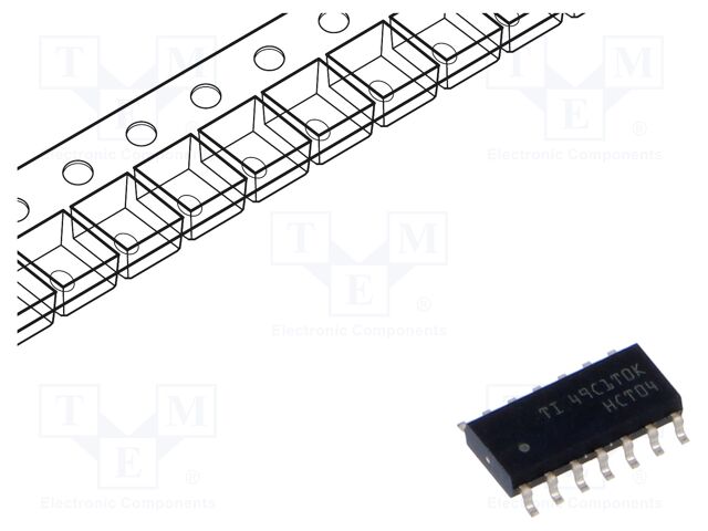 IC: digital; NOT; Ch: 6; SMD; SO14; 4.5÷5.5VDC; reel,tape; HCT