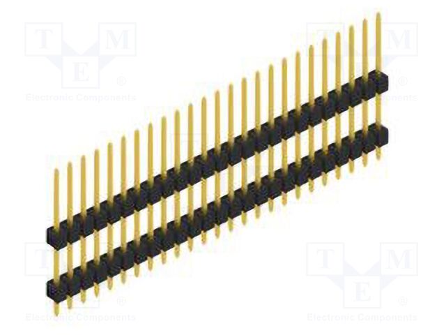 Connector: pin strips; pin header; male; PIN: 25; 2.54mm; THT; 1x25