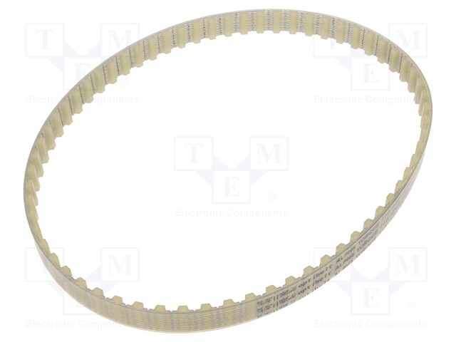 Timing belt; T10; W: 16mm; H: 4.5mm; Lw: 650mm; Tooth height: 2.5mm