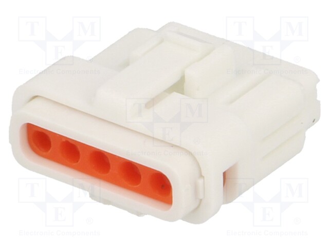 Connector: wire-wire/PCB; 560; plug; female; IP67; Locking: latch