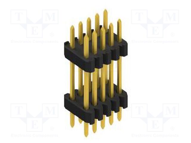 Connector: pin strips; pin header; male; PIN: 10; 1.27mm; THT; 2x5