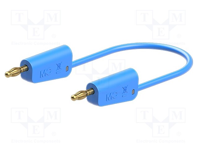 Test lead; 60VDC; 30VAC; 19A; 4mm banana plug-4mm banana plug