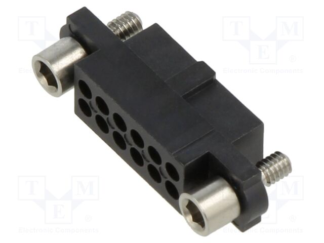 Connector Housing, Datamate J-Tek M80 Series, Receptacle, 12 Ways, 2 mm
