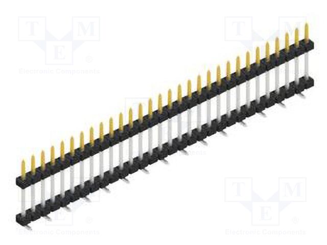 Connector: pin strips; pin header; male; PIN: 30; 2mm; SMT; 1x30