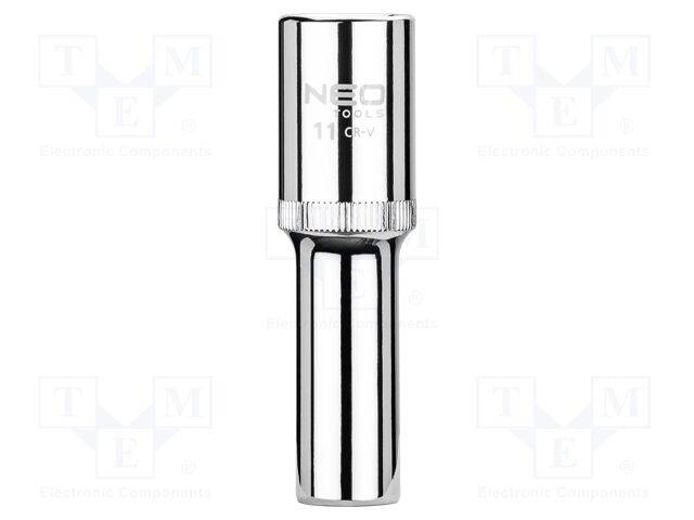 Socket; 12-angles,socket spanner; 11mm; 1/2"