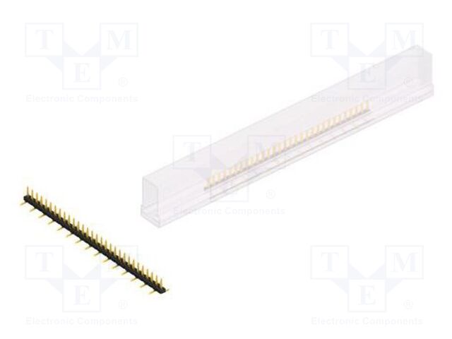 Connector: pin strips; pin header; male; PIN: 30; 2mm; SMT; 1x30