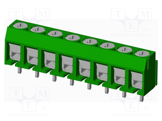 Connector: PCB terminal block; terminal; Plating: tinned; on PCBs