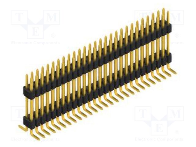 Connector: pin strips; pin header; male; PIN: 54; 1.27mm; SMT; 2x27