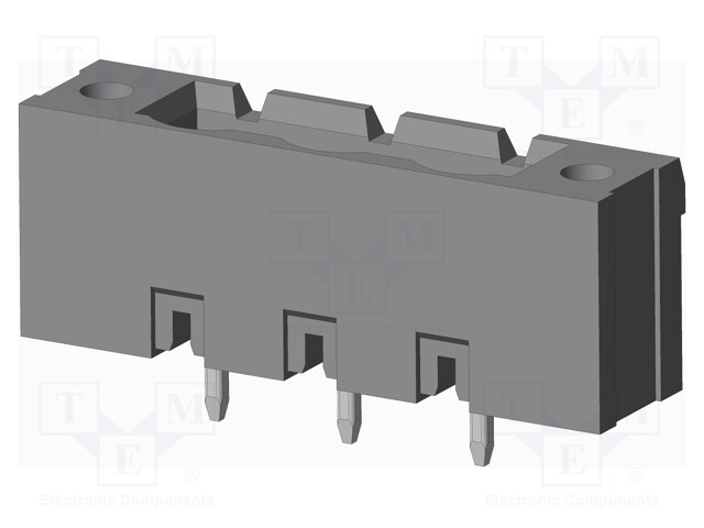 Connector: pluggable terminal block; socket; male; on PCBs