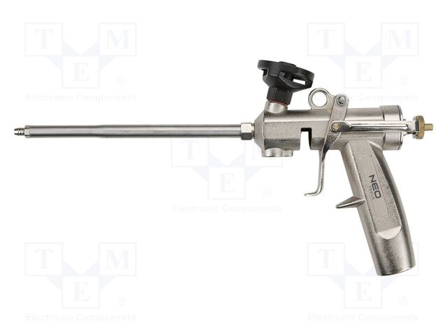 Foam mounting gun; with brass barrel; aluminium