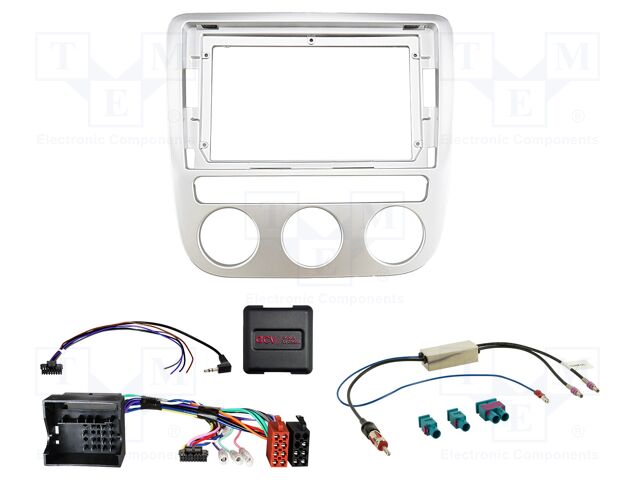 Adapter for control from steering wheel; VW; silver; 9"