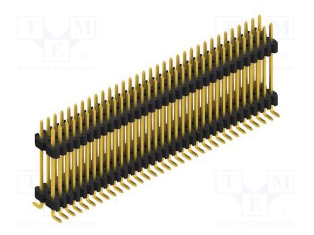 Connector: pin strips; pin header; male; PIN: 66; 1.27mm; SMT; 2x33