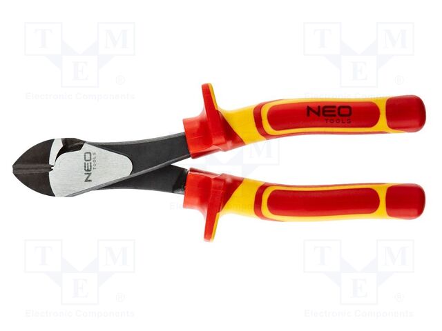 Pliers; side,cutting,insulated; 180mm